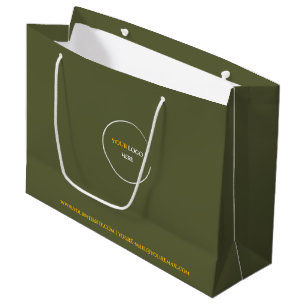 Grass Green Large Gift Bag Große Geschenktüte