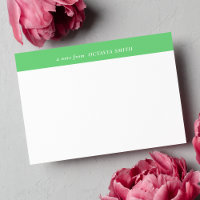 GRASS GREEN PERSONALISIERT FAMILIENNAME MONOGRAM