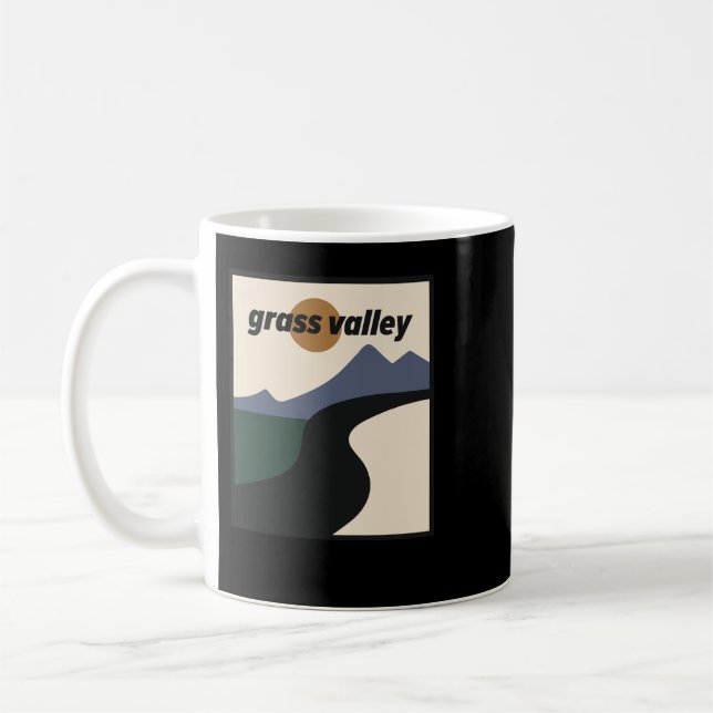 Grass Valley California Kaffeetasse (Links)
