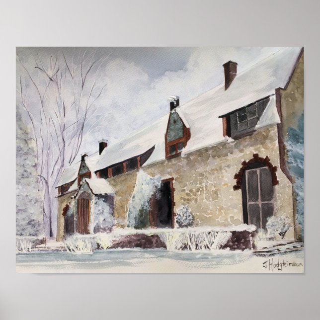 GRASS VALLEY, EMPIRE MINE HÜTTE, KALIFORNIEN POSTER (Vorne)