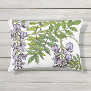 Grassas Jugendstilwisteria Kissen Für Draußen