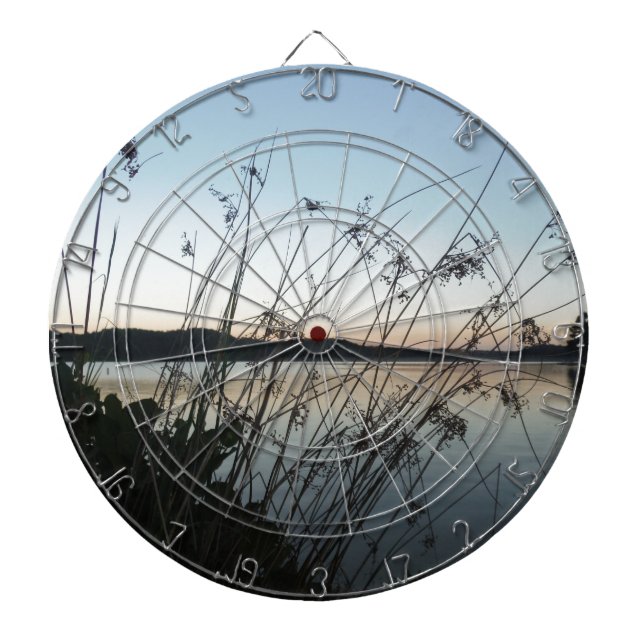 Grasse am See Sunset Dartscheibe (vorne)