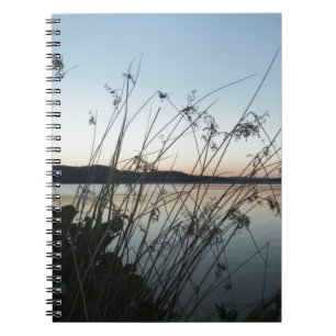Grasse am See Sunset Notizblock
