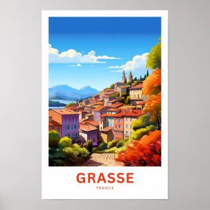 Grasse France Travel Print Poster