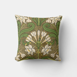 Grasset's Art Nouveau Daffodil Kissen