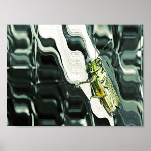 Grasshopper Abstrakt Poster