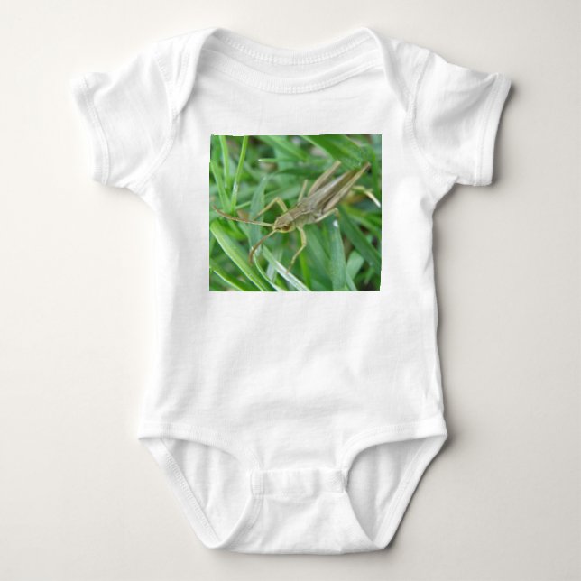 Grasshopper Baby Strampler (Vorderseite)