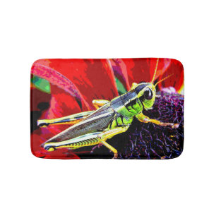 Grasshopper Bath Mats Badematte