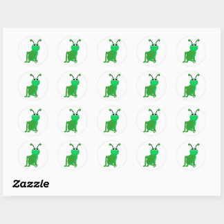 Grasshopper-Design Runder Aufkleber