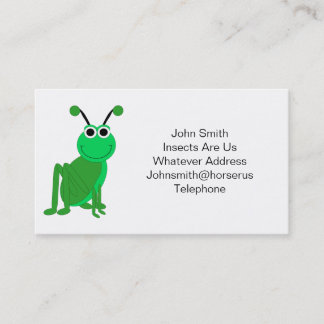 Grasshopper-Design Visitenkarte