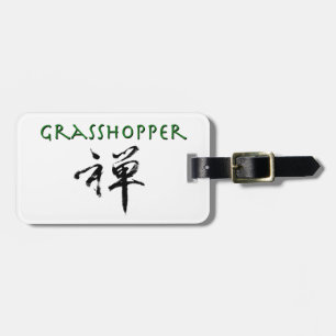 Grasshopper mit dem Symbol "Zen" Gepäckanhänger