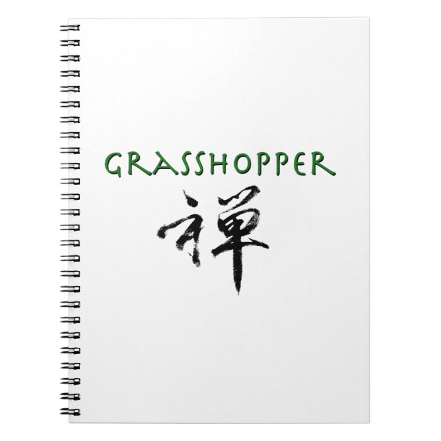 Grasshopper mit dem Symbol "Zen" Notizblock (Vorderseite)