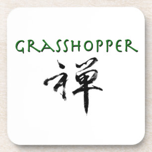 Grasshopper mit dem Symbol "Zen" Untersetzer