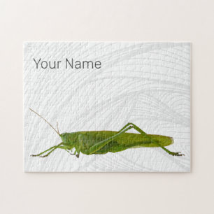 Grasshopper oder Retro-Insekt Puzzle