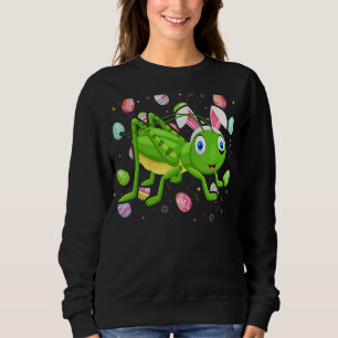 Grasshopper Ostereier Funny Grasshopper Ostern Sweatshirt