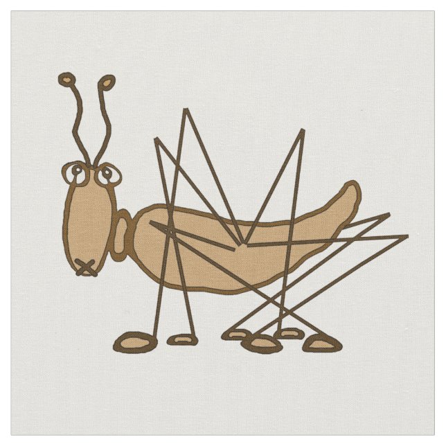 Grasshopper Stoff (Nahaufnahme)