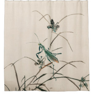 Grasshopper von Kōno Bairei Duschvorhang