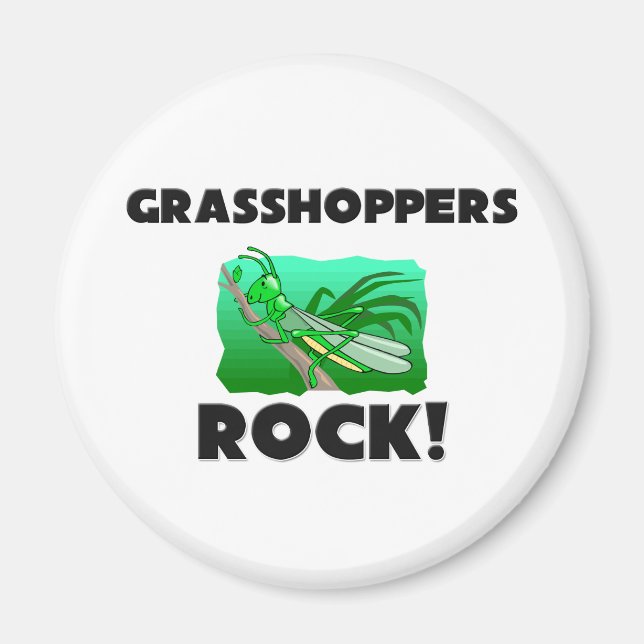 Grasshoppers Rock Magnet (Vorne)