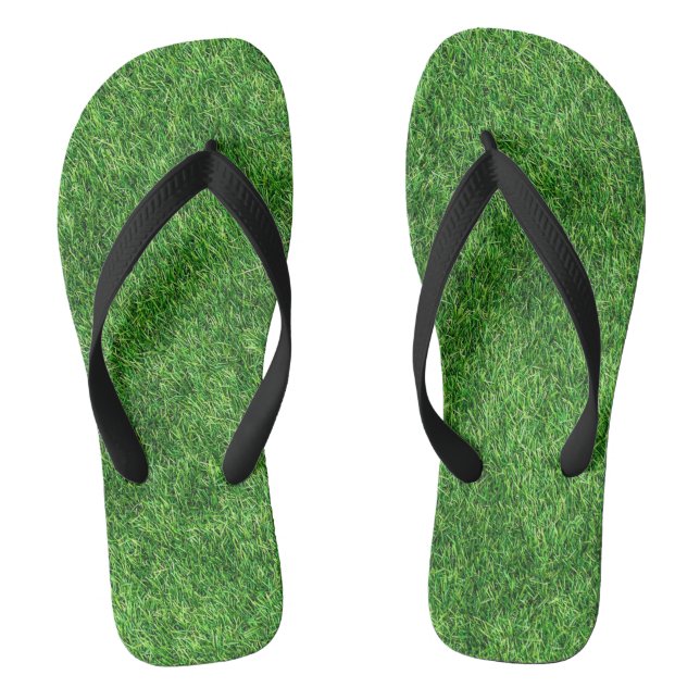 Grassy Green Flip Flops (Fußbett)