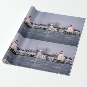 Grassy Island Range Lights Packpapier