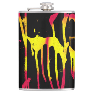 Grat und Sporn und Bacchanalflasche Flachmann