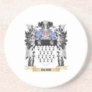 Grat-Wappen - Familienwappen Sandstein Untersetzer