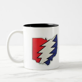 "Grateful Dead & the Psychedelic Revolution: Jerry Zweifarbige Tasse