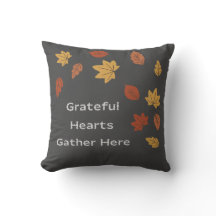 Grateful Hearts Throw Kissen