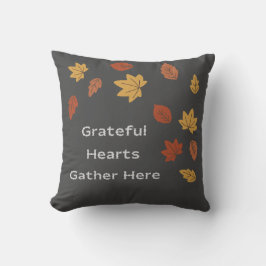 Grateful Hearts Throw Kissen