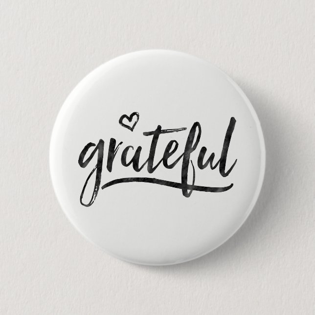 Grateful minimalistischer benutzerdefinierter Hint Button (Vorderseite)