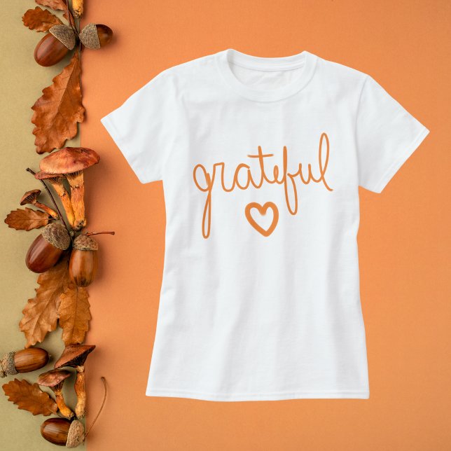 Grateful Script Letting T-Shirt (Von Creator hochgeladen)