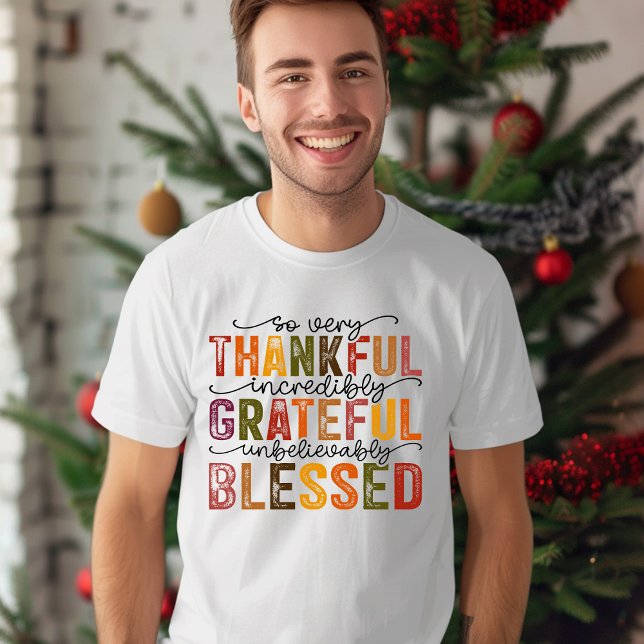 Grateful Thankful Blessed T-Shirt (Von Creator hochgeladen)