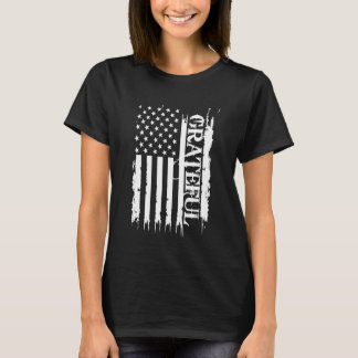 Grateful United Staaten beändigt US-Flagge T-Shirt