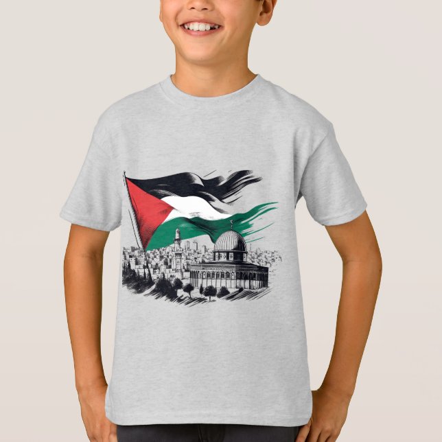 Gratis aqsa-Paläste T-Shirt (Vorderseite)