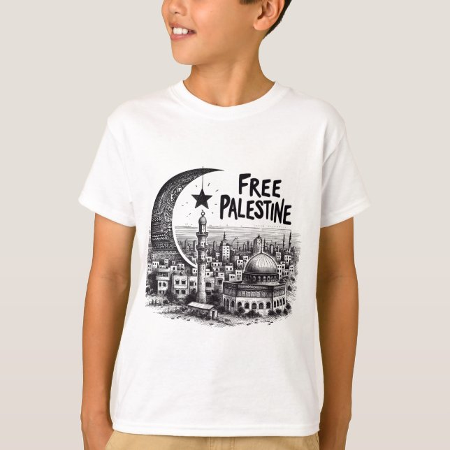 Gratis aqsa-Paläste T-Shirt (Vorderseite)