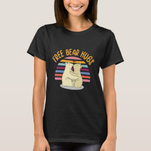 Gratis Bärenhugs Niedliches Panda-Tier T-Shirt