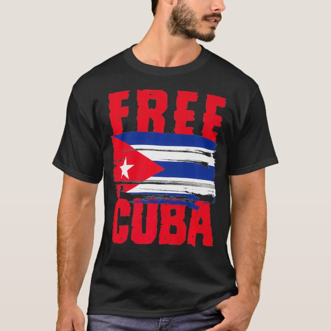 Gratis Cuba Premium T-Shirt (Vorderseite)
