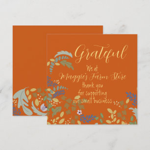 Gratis-Erntedank Business Holiday Card Feiertagskarte