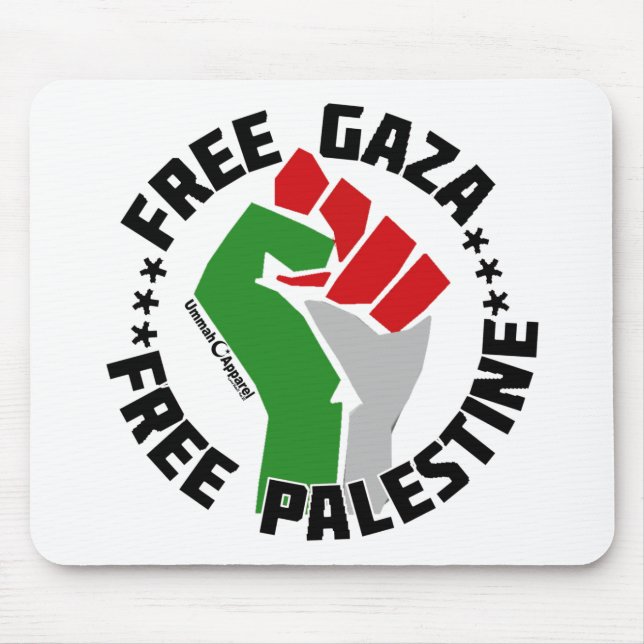 Gratis-Gazastreifen Mousepad (Vorne)