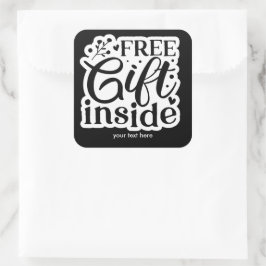 Gratis Geschenk im Aufkleber