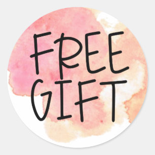 Gratis Geschenksticker Runder Aufkleber