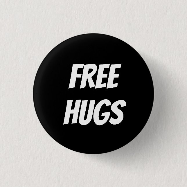 GRATIS HUGS BUTTON (Vorderseite)