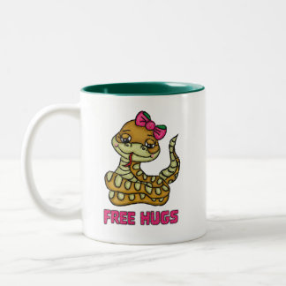 Gratis-Hugs Zweifarbige Tasse
