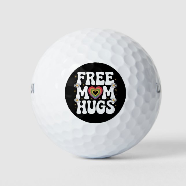 Gratis Mama Hug Transgender Lesben Gay LGBT Prix Golfball (Vorderseite)