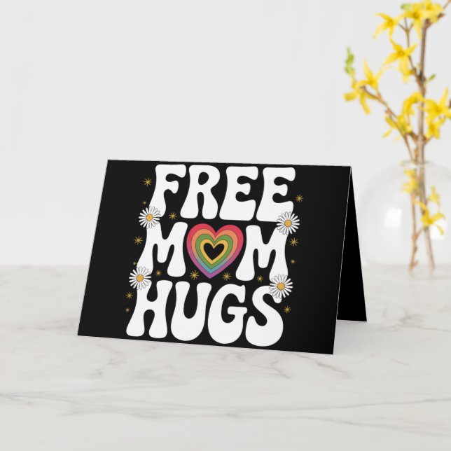 Gratis Mama Hug Transgender Lesben Gay LGBT Prix Karte (Gelbe Blume)