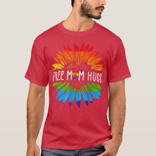 Gratis Mama Hugs Funny Gay Lesbian Pride LGBT T-Shirt