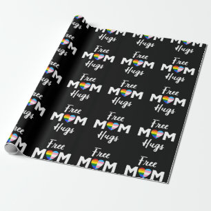 Gratis Mama Hugs II - Rainbow Gay Trans Pride Geschenkpapier