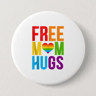 Gratis-Mama-Hugs LGBT-Monatsspitze Button