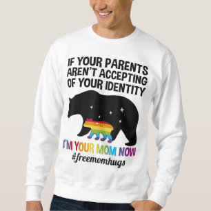 Gratis Mama Hugs LGBT Pride Geschenke Mama Bear LG Sweatshirt