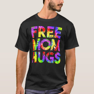 Gratis Mama Hugs Rainbow Heart Lgbt Pride Month Ti T-Shirt